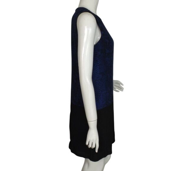 REBECCA TAYLOR Dress, 4, Black/Blue snake print, Short/Mini, Sleeveless - Picture 7 of 13